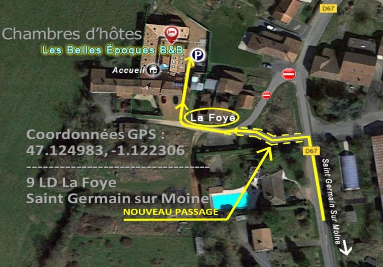 Les Belles Epoques B&B - Proche Puy Du Fou Saint-Germain-sur-Moine Экстерьер фото